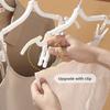 Portable Clothes Modern Hanger With Clips For Travel And Household Foldable Use