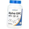 L-альфа-глицерилфосфорилхолин, Alpha GPC 600, Nutricost (72647050)