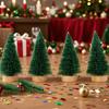 WTEMPO Mini Christmas Tree Model Festive Desktop Decoration Winter Christmas Party Decoration No Electricity Holiday Party Decor Small Christmas Tree