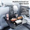 High-end Multifunctional Car Travel Tray Foldable Backseat Desk with Cup Holder Universal Fit for Most Cars Road Trips