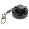 Wire Rope Retractable Buckle Antilost Keychain Wire Fishing Clipon Retractor Tool