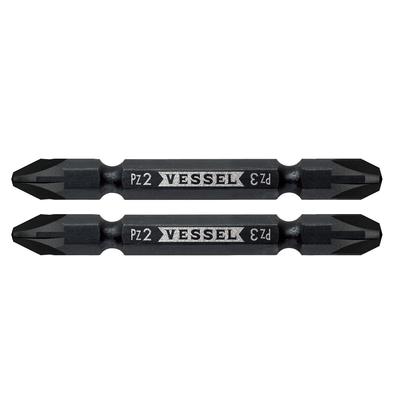 Bits de Dupla Ponta Combi Pozidriv x PZ142365, Conjunto de 2 Peças, PZ2/PZ3 65,