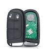 KEYYOU Replacement 5 Buttons Smart Remote Key M3N40821302 Fob 433MHz For Jeep Grand Cherokee 2013-2018 Dodge Journey Challenge