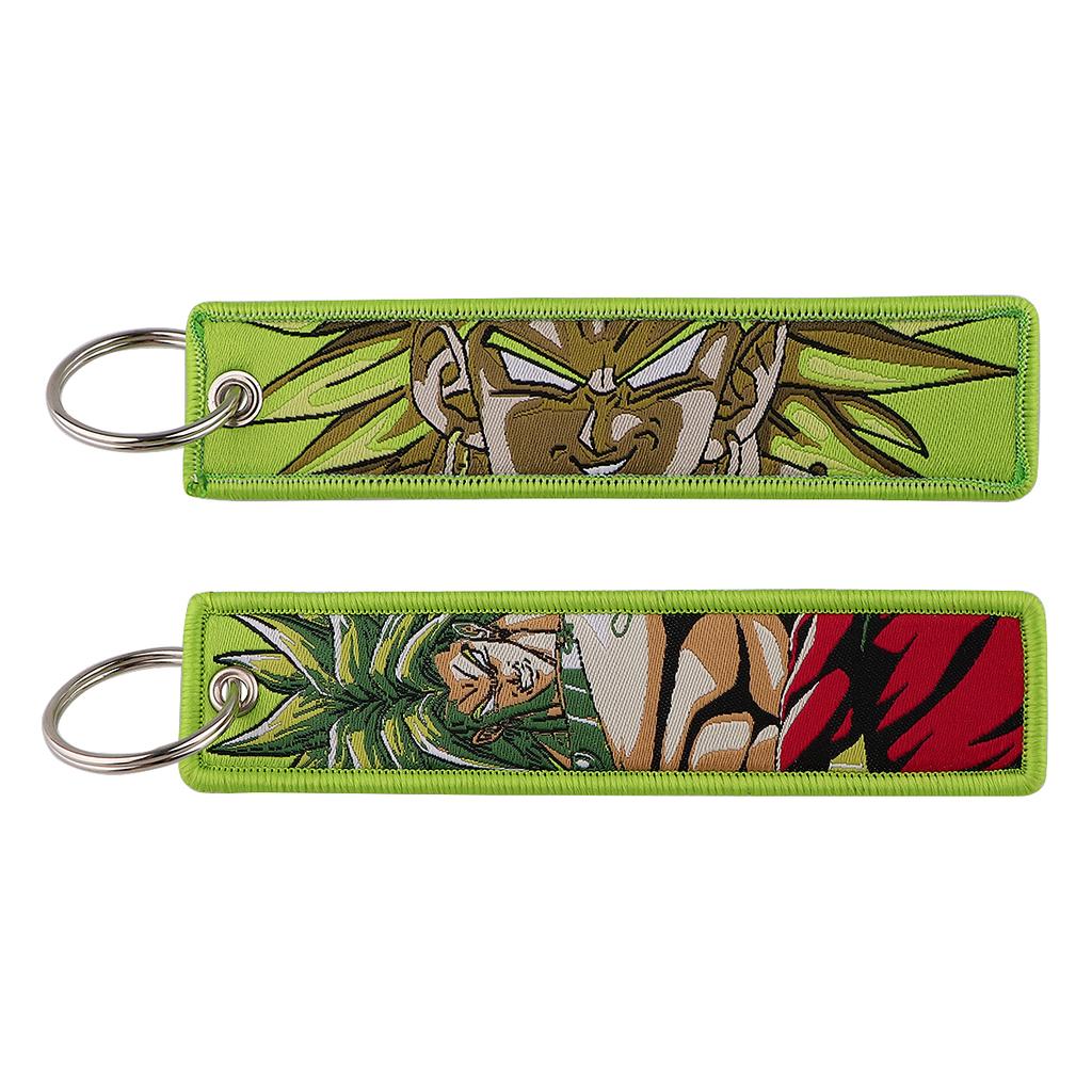 Cool Anime Key Tag Keychain Backpack Holder Goku Master Roshi Cartoon Anime Key Chain Bag Car Keyring Accessories Gifts