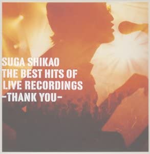 

CD SUGA SHIKAO THE BEST HITS OF LIVE RECORDINGS T AUCK170023 2003 Japan ObiJapanese PopRock Used