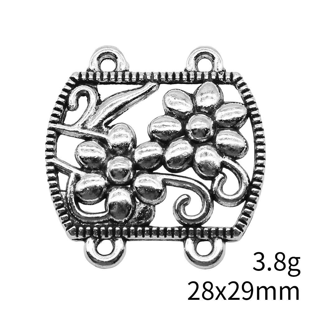 Thanksgiving Day Jewelry Findings And Components Four-Hole Necklace Connector Accessories Parts Cheap Cute Stuff Decorations And Accessories