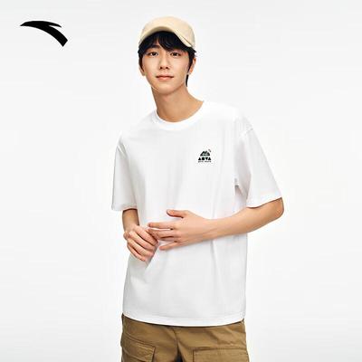 Herren Eis Seide Rundhals Kurzarm T-Shirt