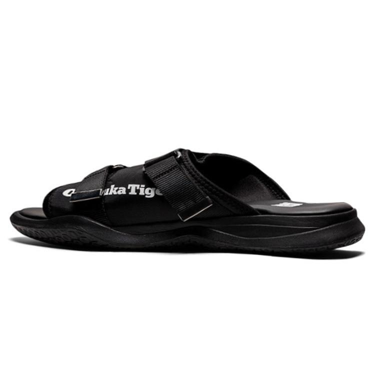 Onitsuka Tiger Ohbori Slider Stylish Sports Black Sandals Men s 1183B499-001 EU 36