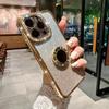 Goddess Rhinestone Glitter Case with Magnetic Ring for iPhone 13/14 Pro Max