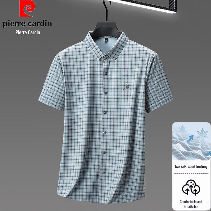 Pierre Cardin Men s Ice Silk Short-Sleeve Polo Shirt 3XL