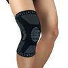2 Pack Knee Brace Compression Sleeve Elastic Knee Wraps Patella Stabilizer Silicone Gel Spring Support Hinged Kneepads