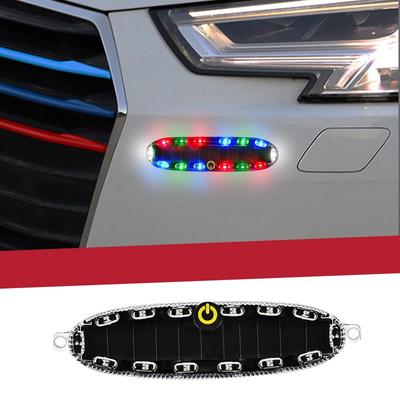 For Cars Solar Strobe Warning Light Led Strobe Wireless Solar Lights For Trucks Solar Powered Caution Lights For Cars Motorcycle