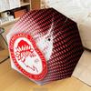 Olympiacos Fc Crest Design Automatic Folding Umbrella - 8-Rib Travel Umbrella with Auto Open/Close & Portable Gifts for holidays or birthdays