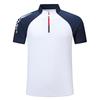 Quick-Dry Sports Short Sleeve Set: Casual Zipper for Table Tennis, Swimming, Martial Arts Coaching