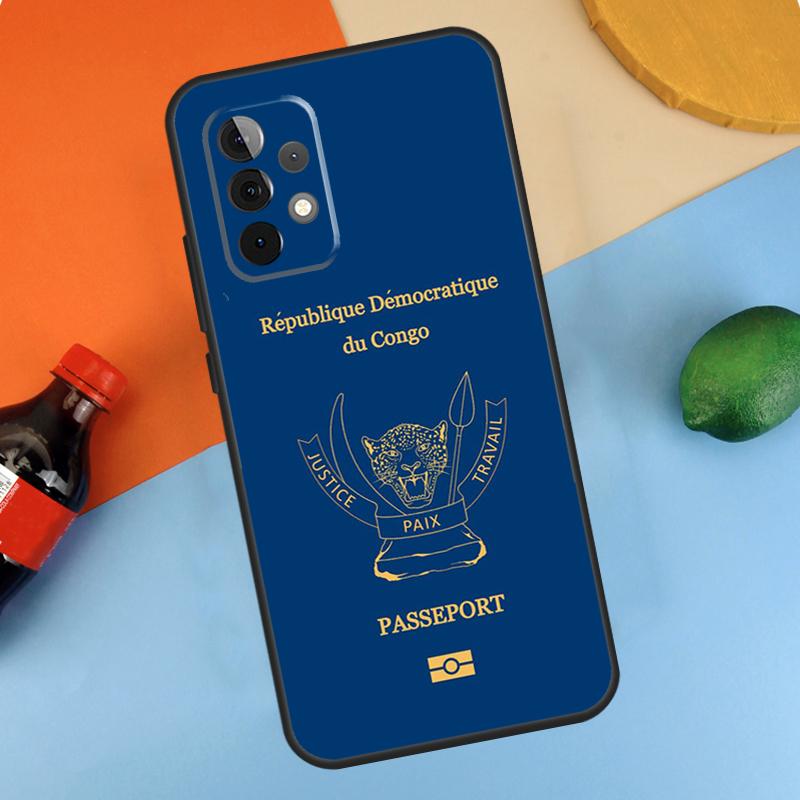 Democratic Republic of Congo Flag Case For Samsung Galaxy A32 A12 A22 A52 A06 A54 A34 A14 A56 A36 A26 A16 A13 A53 A15 A35 A55