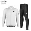 Men Women Cycling Jersey Set Long Sleeve Breathable Quick Dry Bike Riding Outfit Mountain Road Bikes