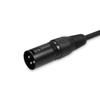 2M/6.6ft DMX512 Signal Cable Canon Cable/Microphone Cable/Microphone Cable XLR Cable Black