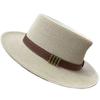 Summer Ladies Straw Hat Couple Hat Retro Copper Buckle Jazz Hat Panama Casual Versatile Vacation Beach Hat
