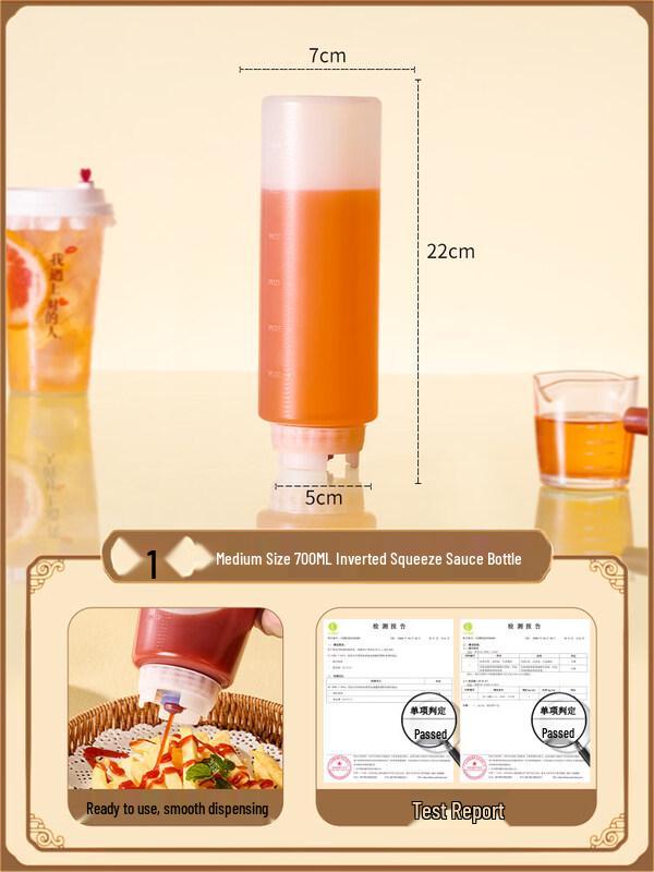 ZISIZ Inverted Silicone Squeeze Bottle