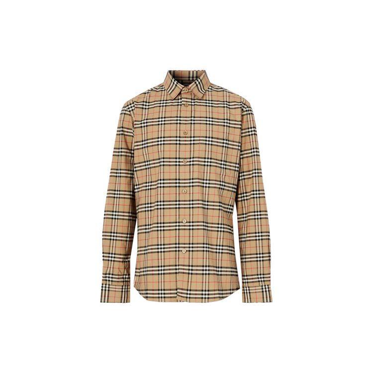 Previous Season small scale check shirt 80209661