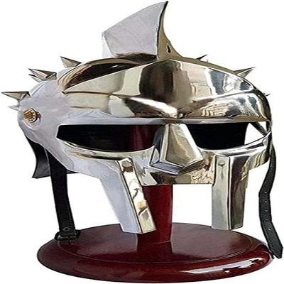 Erkek Gladyatör Maximus Arena Kaskı Giyilebilir Ortaçağ Kaskı Tam Boy Cadılar Bayramı Parti Kostümleri Lerp Giysilerinin Film Elbiseleri İç Astarlı