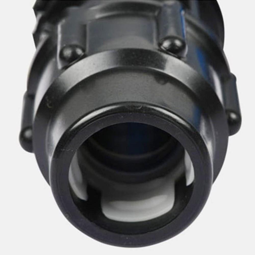 New Compression PE Quick Connector Poly 20mm 25mm 32mm Irrigation System Stop Tap HDPE Water Pipe Accessories Valve Fittings