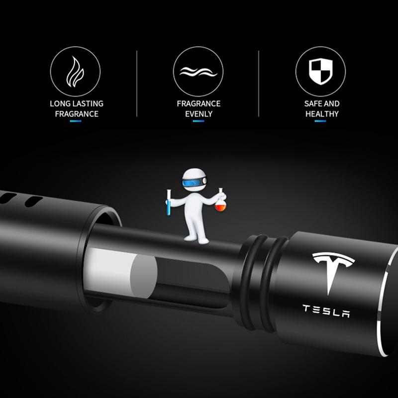 Auto Interior Car Air Freshener Outlet Air Vent Perfume Diffuser For Tesla Model 3 Model S Model X Y Roadster Performance