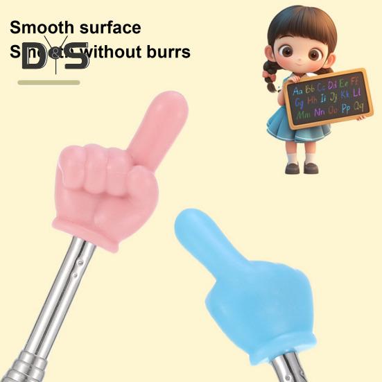 2/5Pcs Telescopic Finger Reading Stick Retractable Whiteboard Pointer with Finger Design Teaching Accessory