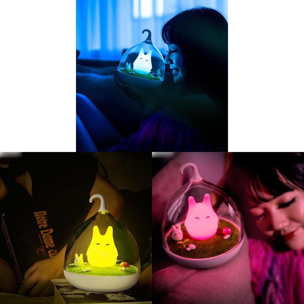 Luce Notturna LED USB Portatile Adorabile e Carina con Sensore Touch, per Camere da Letto Accoglienti