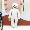 New Cute Meccha Chameleon Plush Doll Cute White Smiley Figure Game Peripheral Stuffed Toy for Home Display Collection Funny Birthday Gift for Game Fan