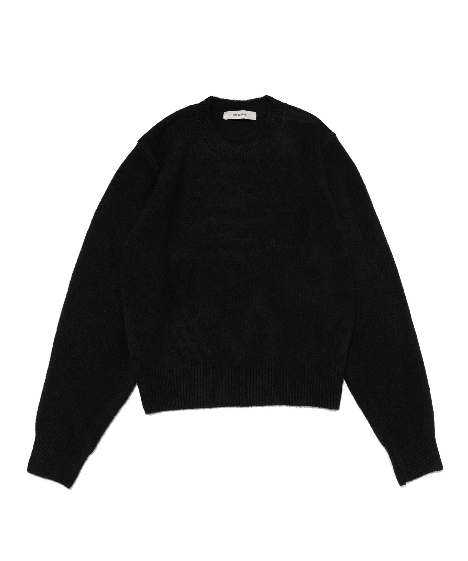 Cargo Bros For Woman Soft Basic Round Knit (Black) Free
