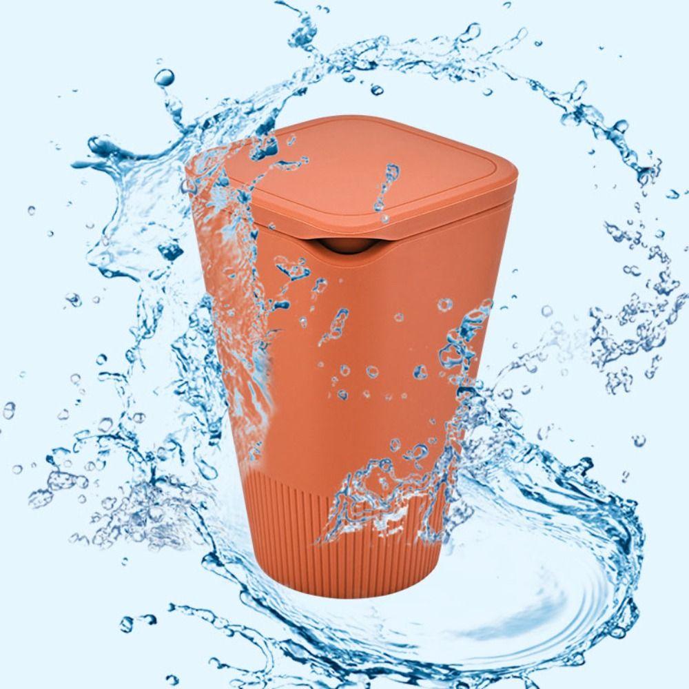 Sealed Design Car Trash Can Odor-Proof Trash Container Reusable In-Car Trash Bin All Cars