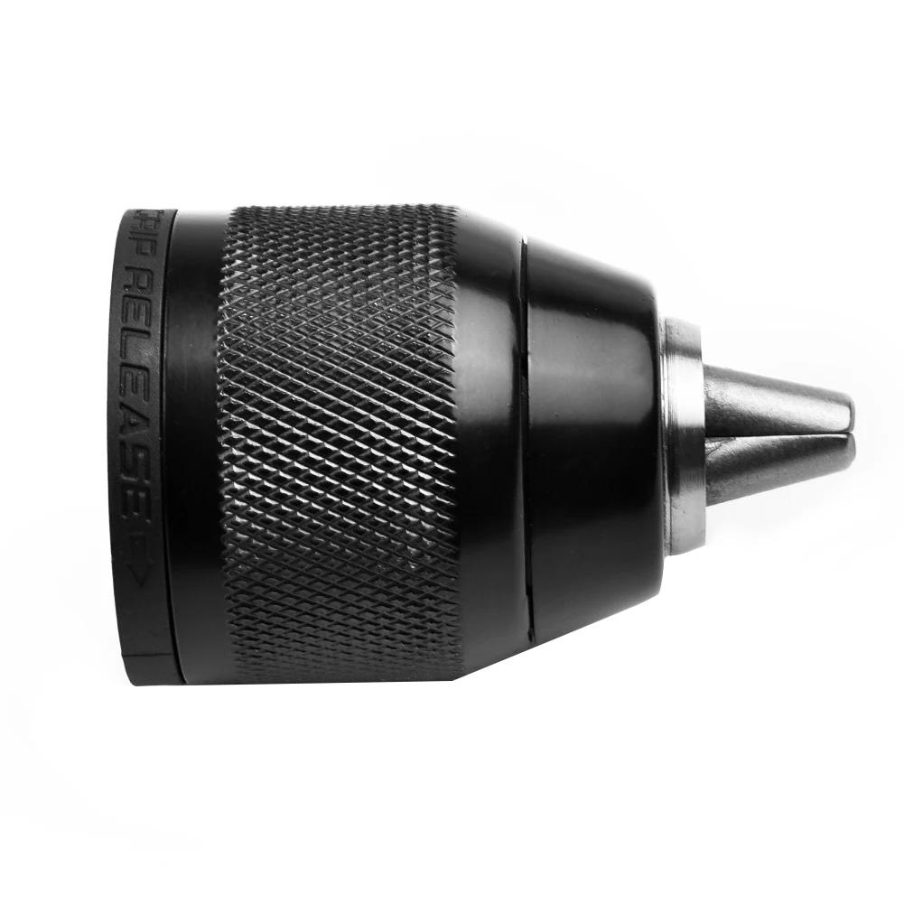 Industrial Useful Drill chuck 2-13mm Steel 1/20-20UNF Equipment Tool Accessories Black Carbon shank Change Drill Keyless