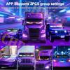 New Eye LED Sign Truck Scrolling Advertising APP Voice Control Light Custom Text Pattern Animation Programmable Display for Car
