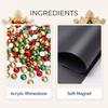 DIY Snowflake Santa Diamond Magnet Set - Festive Refrigerator Decoration