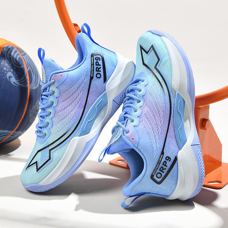 Mandarin duck low-top basketball shoes men's combat boots student adult cement floor actual sports running shoes one piece