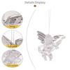 4pcs Christmas Angel Ornaments Clear Angel With  Christmas Tree Hanging Pendants Holiday Decorations