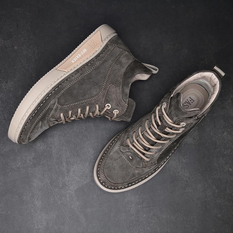 British Style Genuine Leather Men Shoes Trend Comfortable Casual Shoes Moccasins Men Flats Shoes