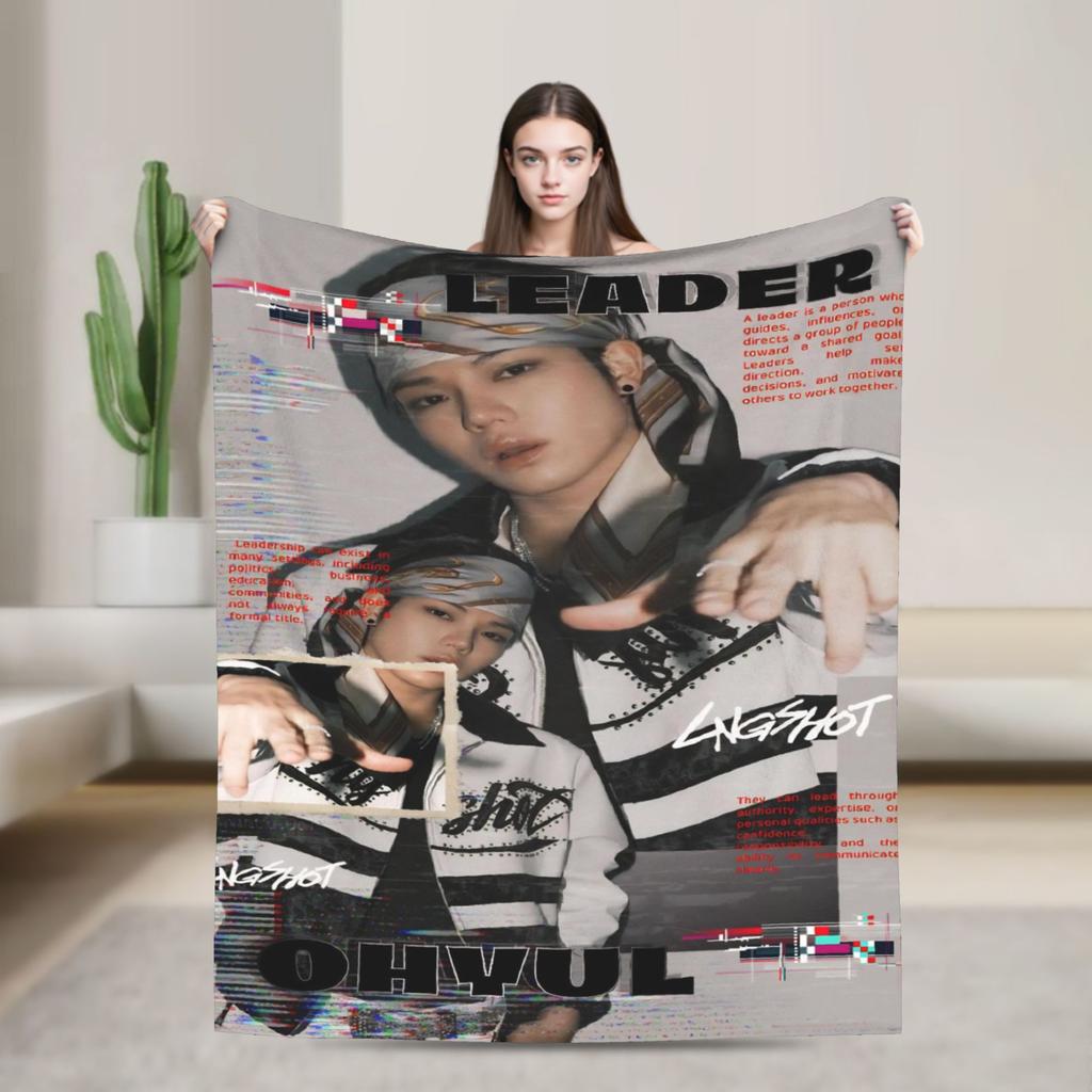 LngsOhyul Woojin Louis Blanket Warm Soft Novelty Plush Throw Blanket For Couch Chair Sofa Bed Flannel Bedspread Bed Cover