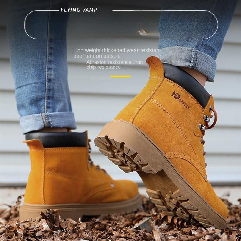 Obuv pro staveniště Útočný štít a ochrana proti bodnutí Lehká staveniště Ocelová tužinka Špičková zimní bezpečnostní obuv pro svářeče