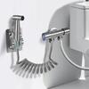Toilet Bidet Sprayer Gun Set 304 Stainless Steel Handheld Faucet Spray With 1.5M Flexible Hose Bathroom Shower Self Cleaning