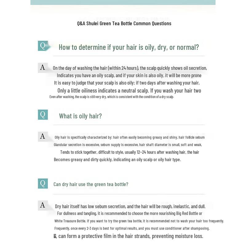 SLEK Green Tea Seed Anti-Dandruff Oil Control Shampoo