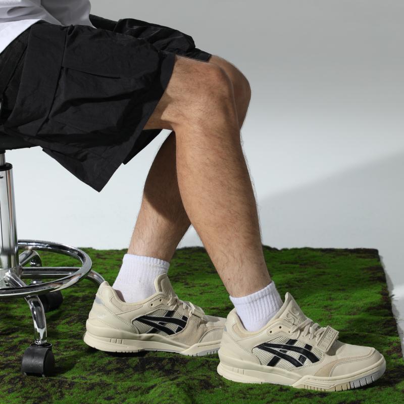 ASICS Myge X ASICS Gel Spotlyte Low V2 'Khaki Black' Sneakers 1203A261-200