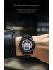 Popular Men's Black Warrior Hollow Mechanical Watch - Stylish, Waterproof, Luminous, Automatic