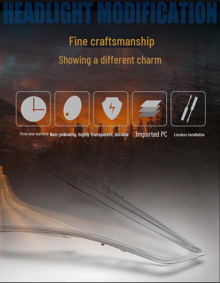 Toyota Yaris 2016-2020 Headlight Lens Cover Replacement
