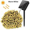 1/2 PCS Set of Solar String Lights Outdoor Garden Fairy Lights 8 Modes Suitable for Fences Trees Weddings Pergolas