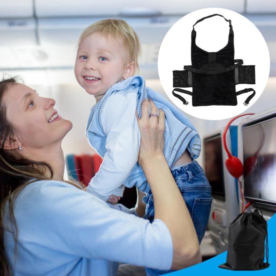 Baby Airplane Bed Portable Toddler Airplane Seat Extender Kids Long Flight Plane Foot Rest Bed Baby Travel Essentials