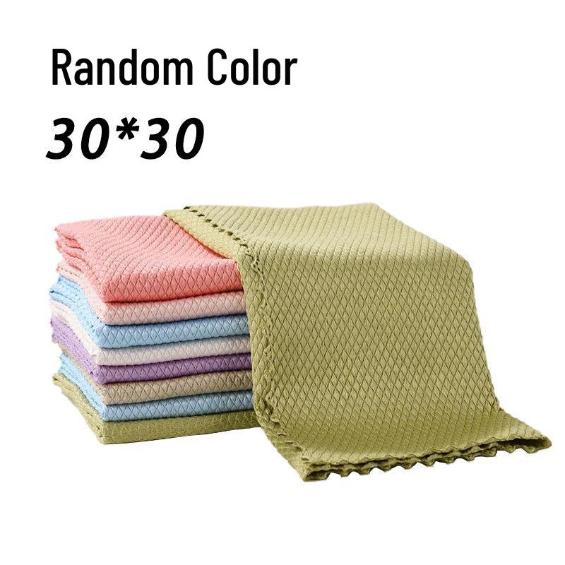 Rainbow Pure Cotton Oil-Repellent Dishwashing Cloth – Highly Absorbent, Easy to Clean, Non-Oily, Multipurpose Kitchen Towel