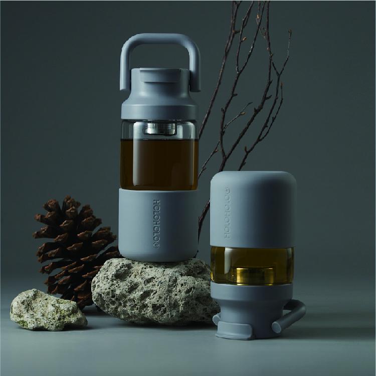 HOLOHOLO Tea Infuser Glass Bottle