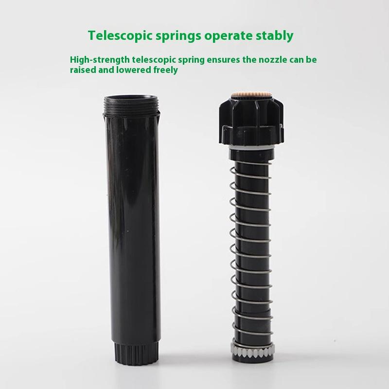 1/2" Female Thread Buried Up Sprinkler 360° Automatic Lift Type Scattering Ray Jet Watering Nozzle Lawn Irrigation Device
